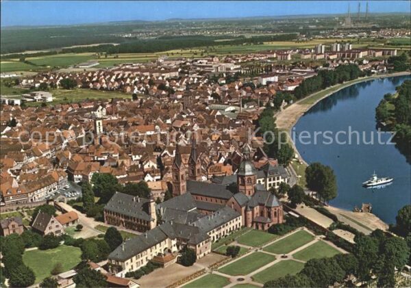 Seligenstadt Hessen Main Fliegeraufnahme