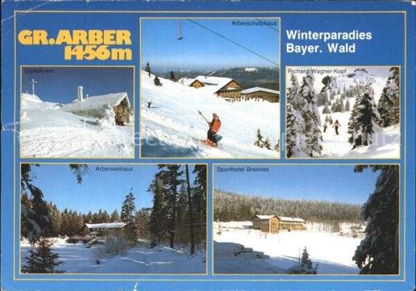 Grosser Arber Winterparadies Bayerischer Wald Arberse