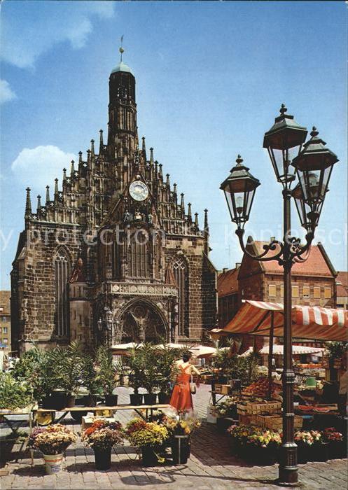 Nuernberg Frauenkirche am Hauptmarkt