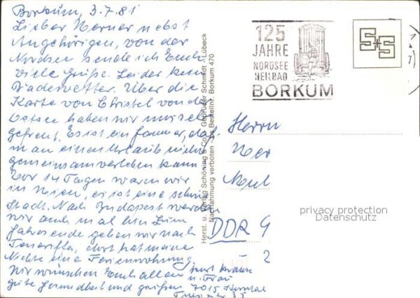 Borkum Badestrand Wellenbad Abendstimmung Bahn – Bild 2