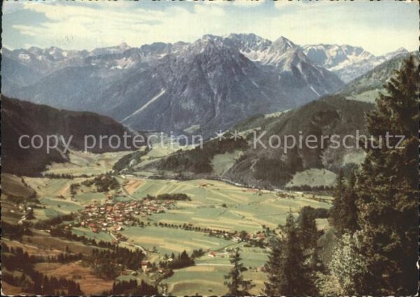 Bad Oberdorf Panorama Allgäuer Alpen