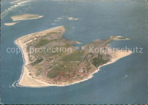 Borkum Luftaufnahme aus 4000 m Höhe