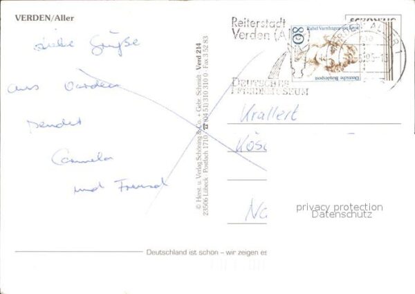 Verden Aller Grosse Strasse Pferdeskulptur Rathaus A – Bild 2