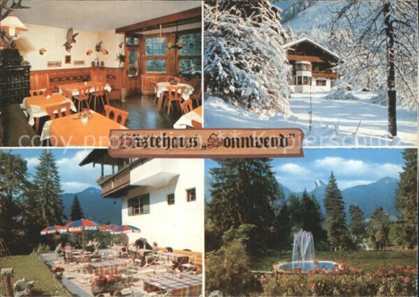 Kreuth Tegernsee Gästehaus Sonnwend Alpenblick