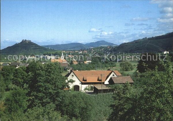Staufen Breisgau Panorama Blick über Grunern Burgruine S