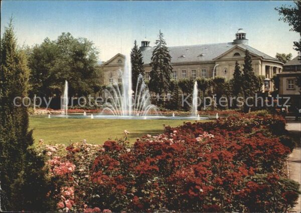 Bad Kissingen Rosengarten Fontäne
