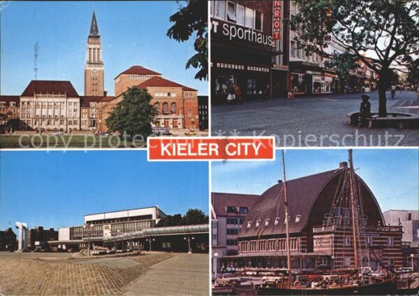 Kiel City Landeshauptstadt Fussgängerzone Se