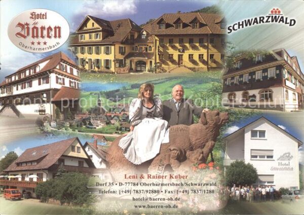 Oberharmersbach Hotel Bären Bärenwirt Preisskat Schwarz