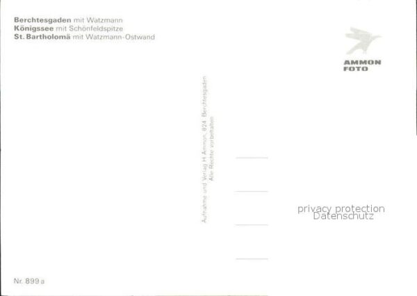 Berchtesgaden Kirche Watzmann Königssee Schönfeldspit – Bild 2