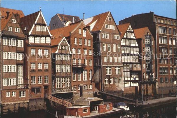Hamburg Häuser an der Deichstrasse