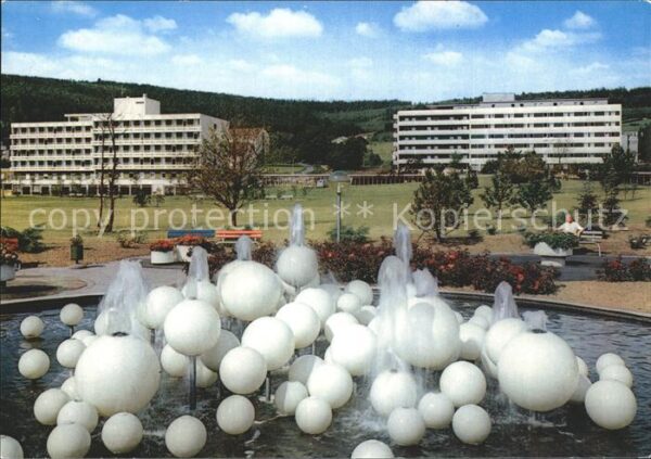 Bad Soden-Salmuenster Neuer Kurpark Wasserspiele