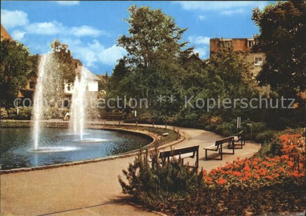 Cuxhaven Nordseebad Lichtenberg Platz Fontäne