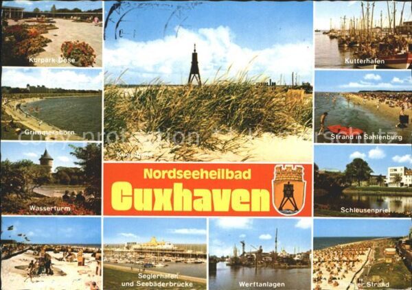 Cuxhaven Nordseebad Kurpark Döse Grimmershorn Strand Wasser