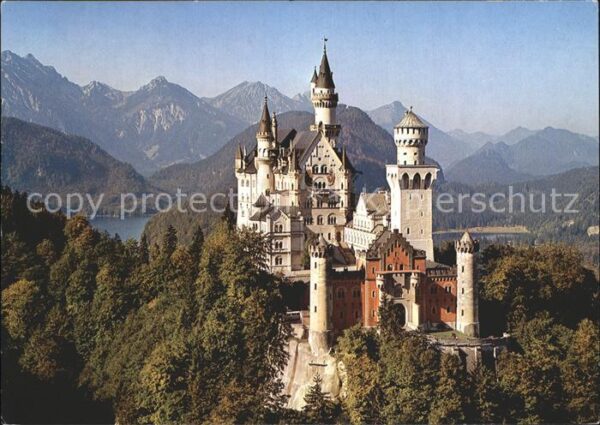 Schwangau Königsschloss Neuschwanstein Alpenpanor