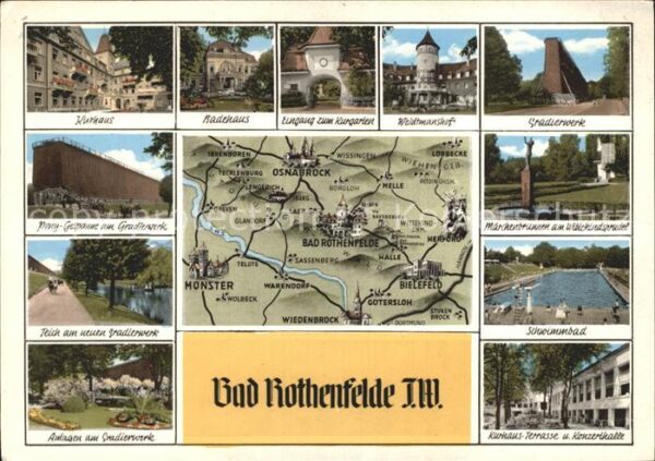Bad Rothenfelde Kurhaus Gradierwerk Konzerthalle Schwim