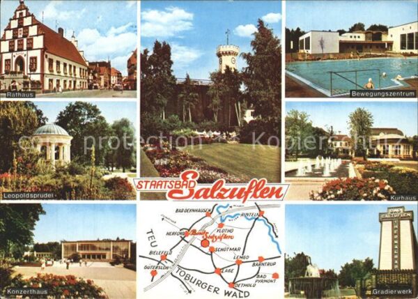 Bad Salzuflen Rathaus Leopoldssprudel Konzerthaus Kur
