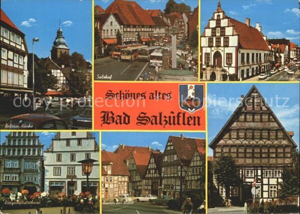Bad Salzuflen Kirche Salzhof Rathaus Bürgermeisterhau