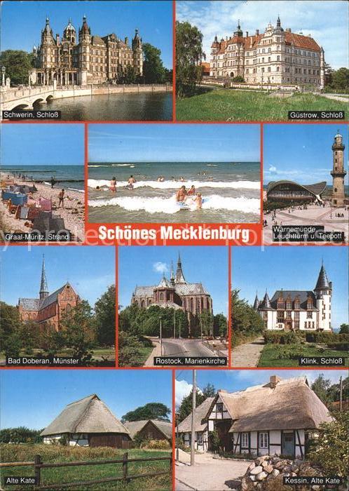 Mecklenburg Sehenswürdigkeiten der Region Schlösser