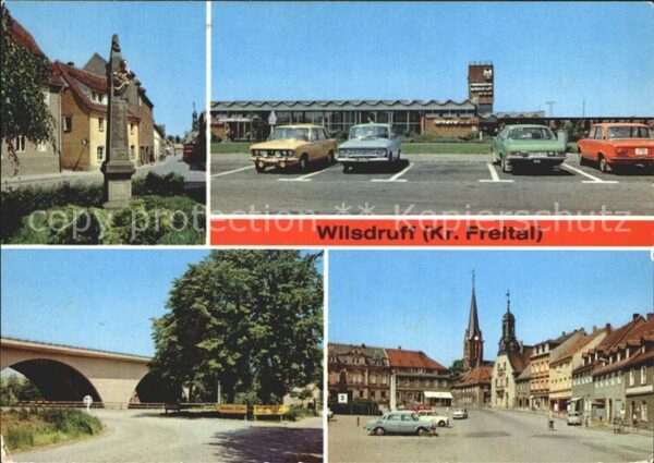 Wilsdruff Postsäule Autobahn Raststätte Autobahnb