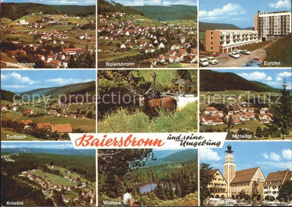 Baiersbronn Schwarzwald Panorama Eurotel Tobach Mitteltal Knieb
