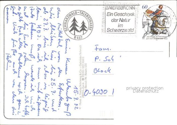 Baiersbronn Schwarzwald Panorama Eurotel Tobach Mitteltal Knieb – Bild 2