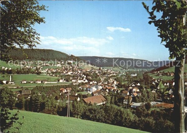 Baiersbronn Schwarzwald Panorama Luftkurort Wintersportplatz