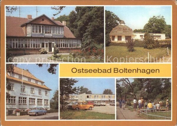 Boltenhagen Ostseebad Haus am Meer Pavillon Bar Poliklinik Kr