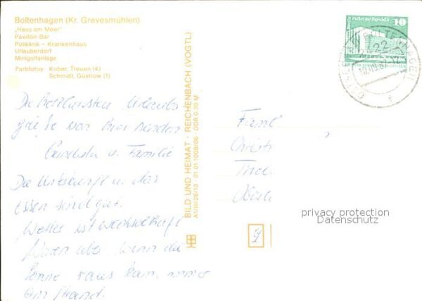 Boltenhagen Ostseebad Haus am Meer Pavillon Bar Poliklinik Kr – Bild 2
