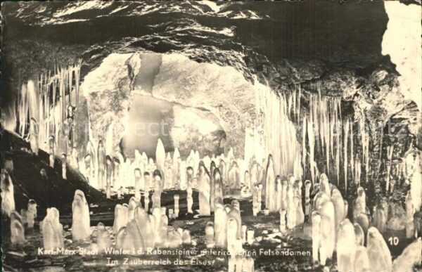 Hoehlen Caves Grottes Karl-Marx-Stadt Rabensteiner Felsendome