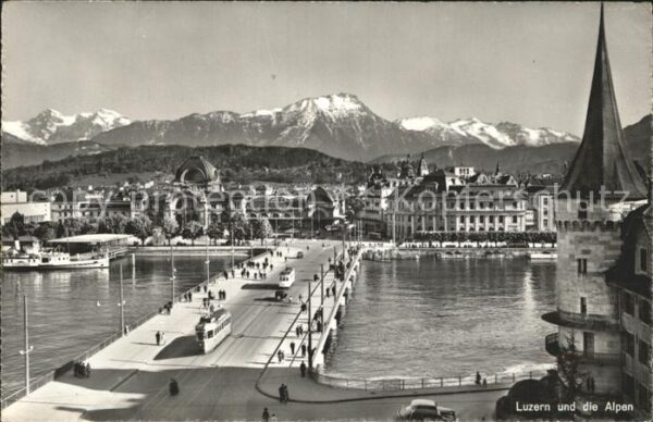 Strassenbahn Luzern Alpen