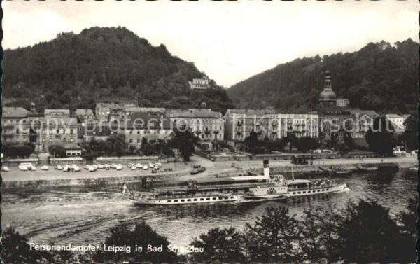 Dampfer Seitenrad Leipzig Bad Schandau