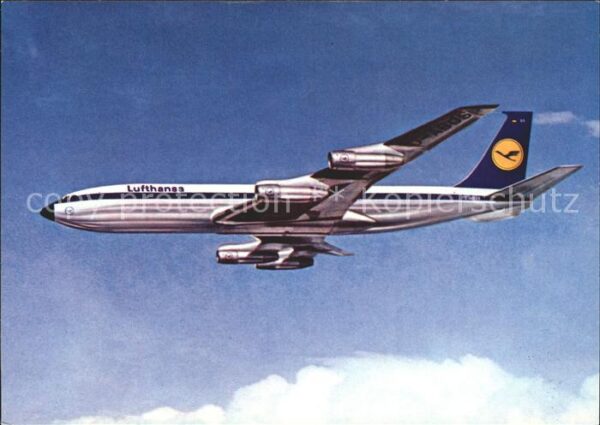 Lufthansa Boeing 707 Intercontinental Jet