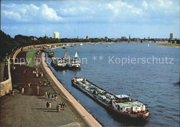 Schiffe Ships Navires Frachter Düsseldorf