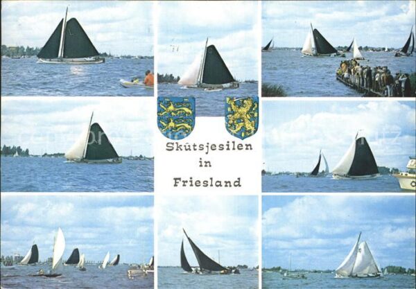 Segelboote Skutsjesilen Friesland