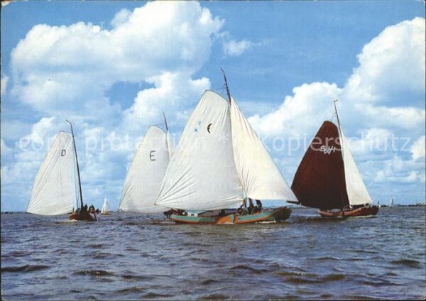 Segelboote Friesland Skutsjesilen