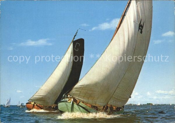 Segelboote Friesland Skutsjesilen