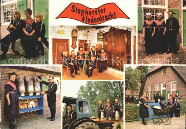 Trachten Holland Staphorst Kinderwagen