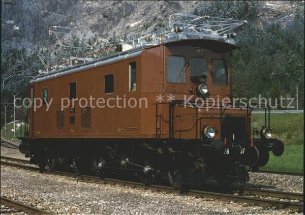 Lokomotive Ce 4/6 307 Erlenbach-Zweisimmen-Bahn