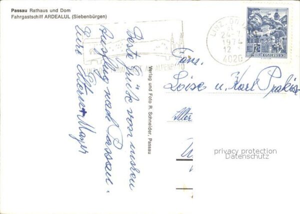 Motorschiffe Ardealul Passau Rathaus Dom – Bild 2