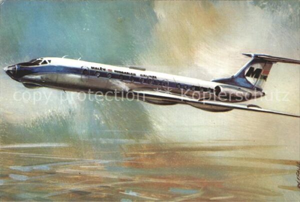Flugzeuge Zivil Tupoljev TU-134 Malev Hungarian Airline