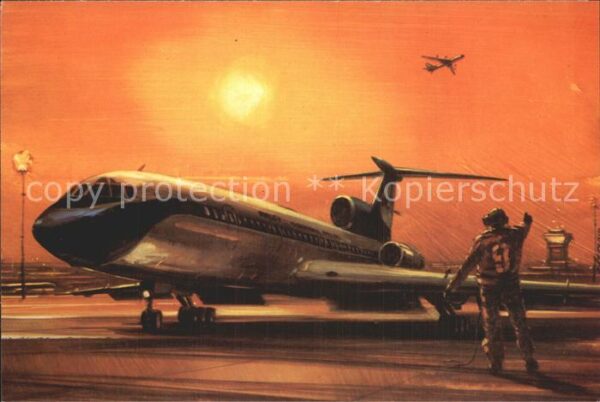 Flugzeuge Zivil Tupoljev TU-154 Malev Hungarian Airline