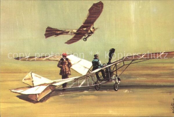 Flugzeuge Zivil Svachulay Sandor Monoplanjai Kolibri Al