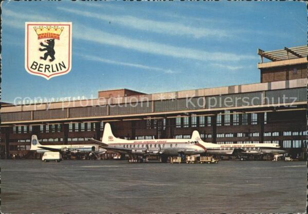 Flughafen Airport Aeroporto Berlin Flugzeug British European Airway