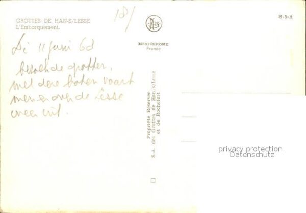 Hoehlen Caves Grottes Han-sur-Lesse Embarquement – Bild 2