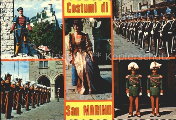 Leibgarde Wache San Marino Trachten