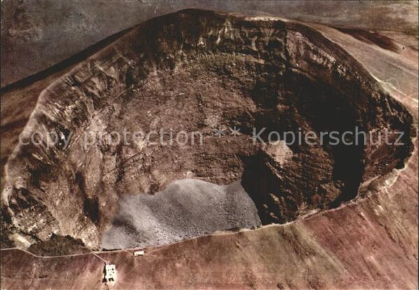Vulkane Geysire Vulcans Geysers Napoli Vesuvio Cratere dall'Aereo Flieg