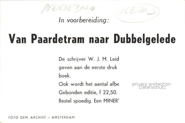 Pferdebahn Amsterdam – Bild 2