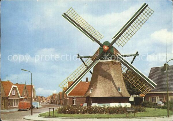 Windmuehle Den Oever Wieringen Molen De Hoop