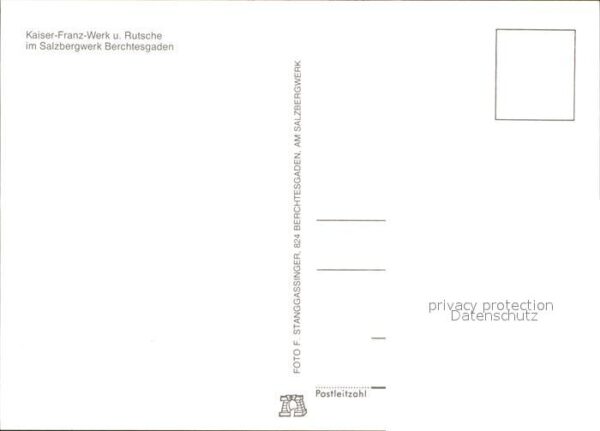 Salzbergwerk Berchtesgaden Kaiser-Franz-Werk Rutsche – Bild 2