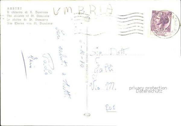 Moenche Assisi Chiostro S. Damiano – Bild 2
